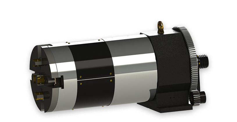 杠桿式中空四爪雙動(dòng)送料卡盤(pán)（全通孔）